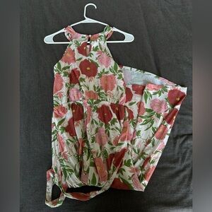 Floral Midi Wedding Guest Dress